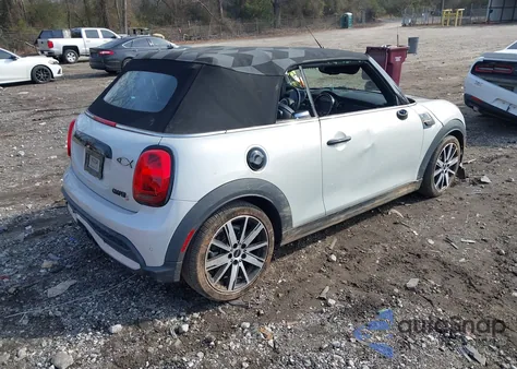 2023 Mini Convertible Cooper S z USA, uszkodzony, nr VIN WMW43DL04P3P73815